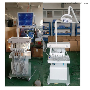 Unidade Odontológica Portátil com Lâmpada Led e Monitor