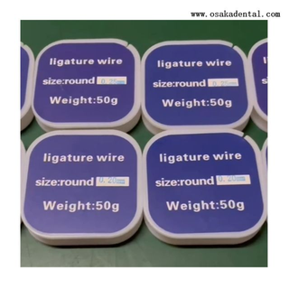 Fio de ligadura ortodôntica dentária para aparelho