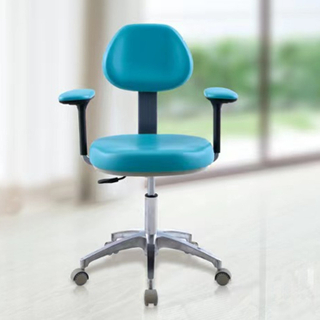 Banco de dentista de braços duplos com encosto 