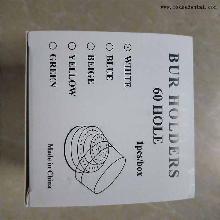 Suporte para brocas dentárias para brocas de 60 unidades