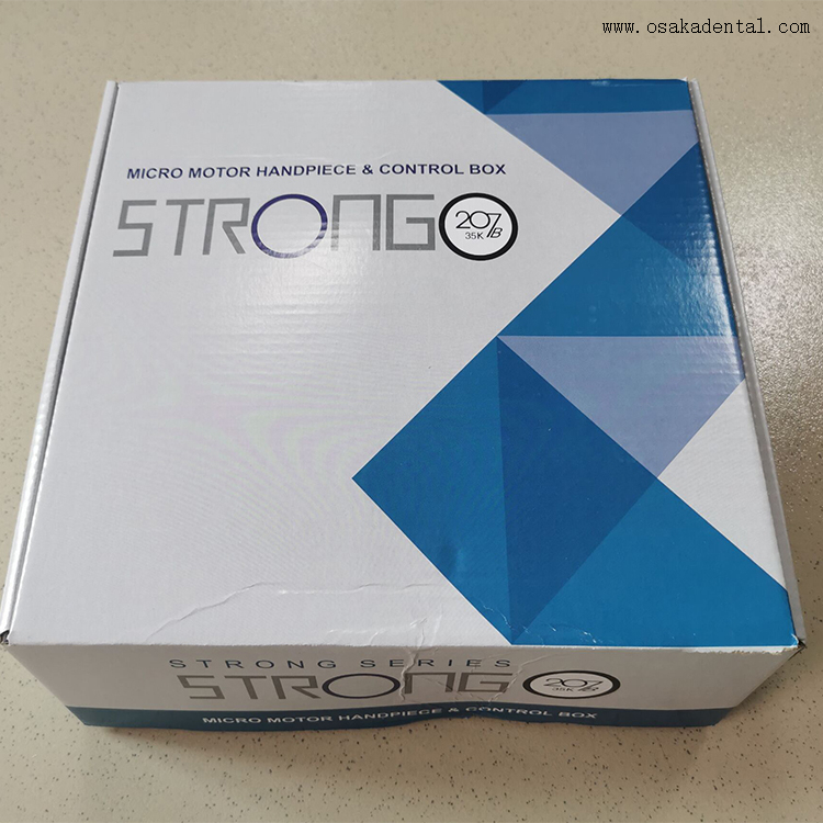 Micromotor Dental Strong 210 com Peça de Mão Diferente