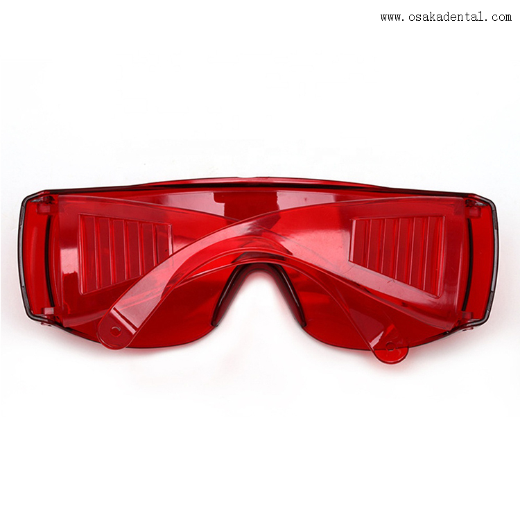 Óculos protetores fotopolimerizáveis laranja antiembaçante