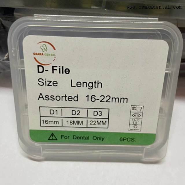 Uso odontológico de limas de retratamento endodôntico resistentes à separação com alta conicidade