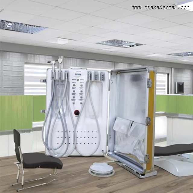 Sistema de tratamento de caixa portátil odontológica