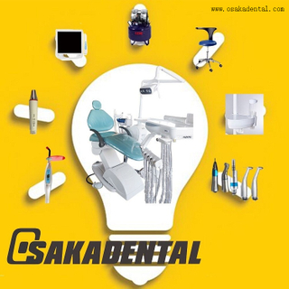Cadeira odontológica com lâmpada LED / compressor de ar / escário / de mão / de cura / câmera oral + monitor OSA-1-LED