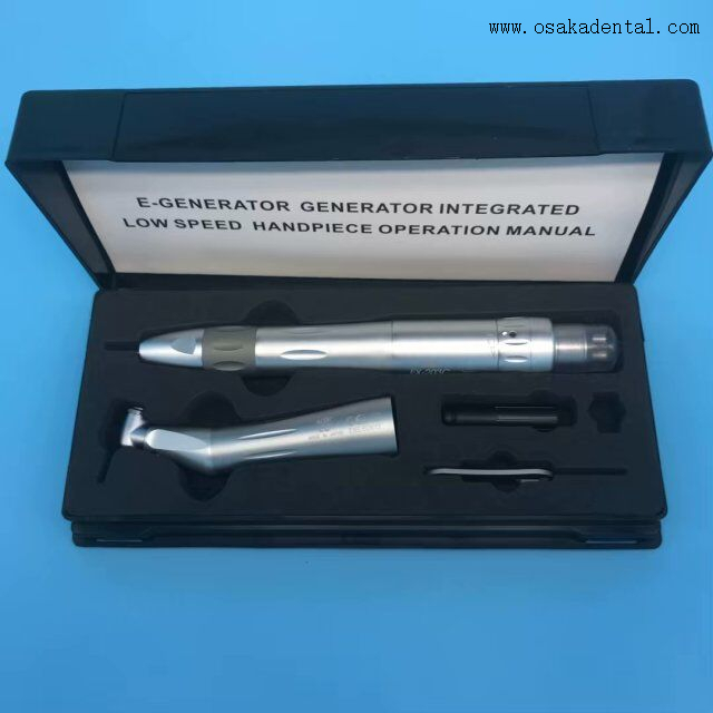 Peça de mão odontológica de baixa velocidade com gerador de LED
