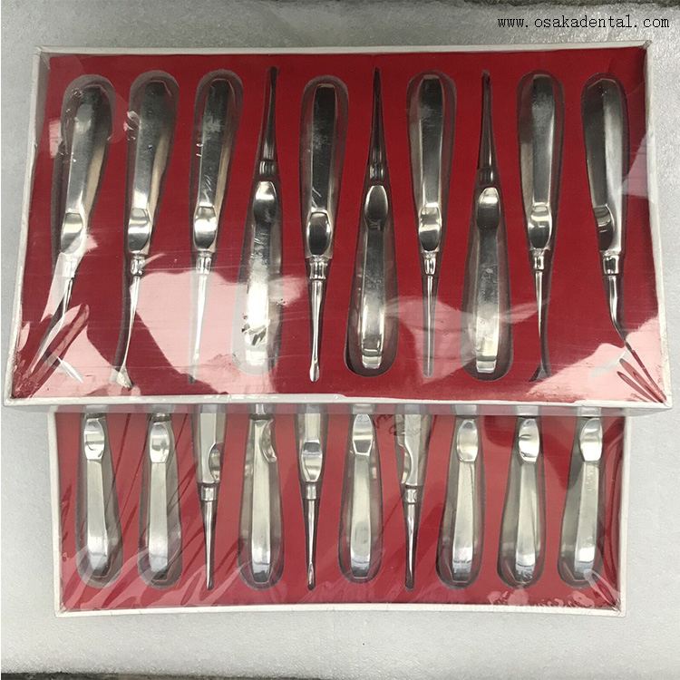 Kit de elevador de dente de instrumento odontológico