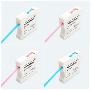 Tiras de polimento de resina transparente dental