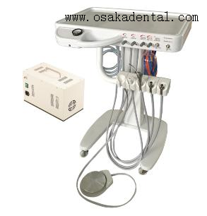 Carrinho de ferramentas móvel dental com compressor carrinho protable dental para unidade odontológica com compressor