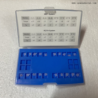Suporte cerâmico da base da malha da ortodontia dental roth/mbt OSA-F690-Ice