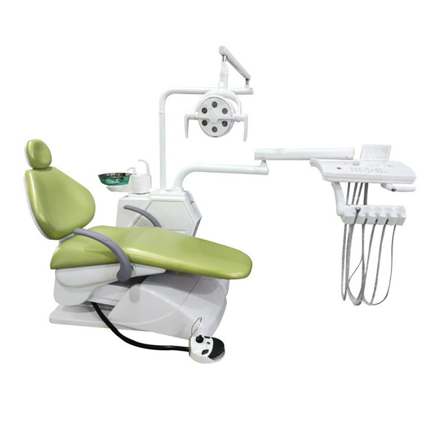 Apple Green Green Dental Chair com grande assento