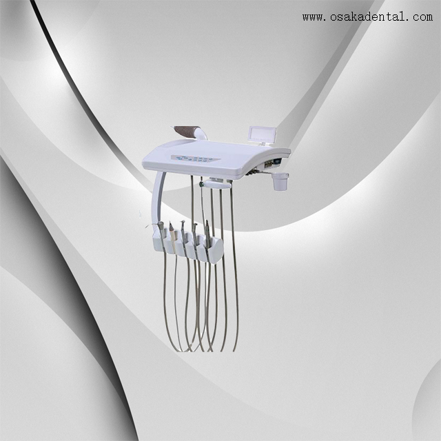 O vinil cobre a cadeira dental de couro com material dental do alginato do tamborete do dentista