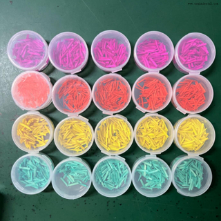 Cunha de madeira para uso em clínica odontológica