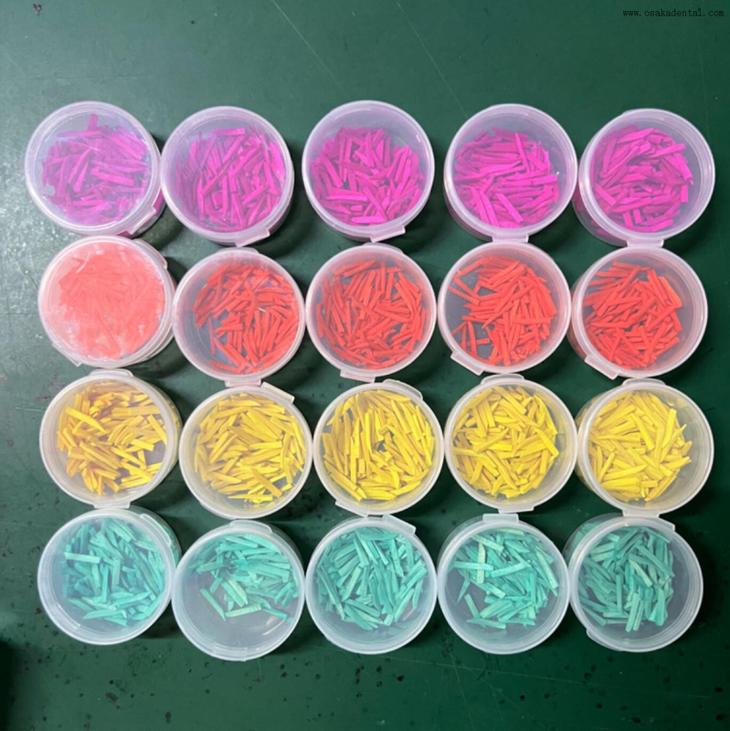 Cunha de madeira para uso em clínica odontológica