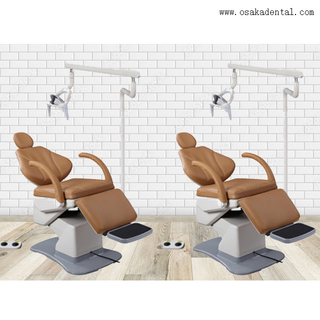 Cadeira de paciente para qualquer clínica com tipo de alta classe com lâmpada LED / material de impressão dentária com pó de alginato