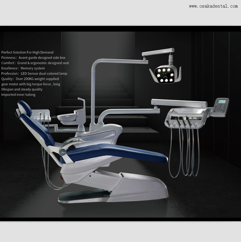 Cadeira odontológica com luz LED de novo estilo com base de metal de alta qualidade OSA-S2