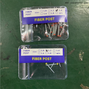 Poste de fibra dentária para embalagem de saco econômico