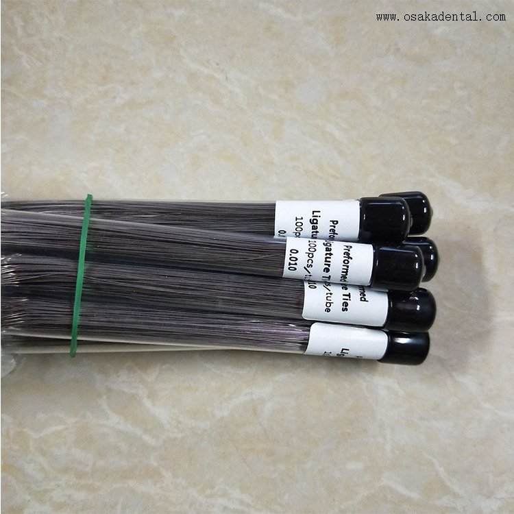 Laços pré-formados dentais da ligadura dos acessórios ortodônticos dentais