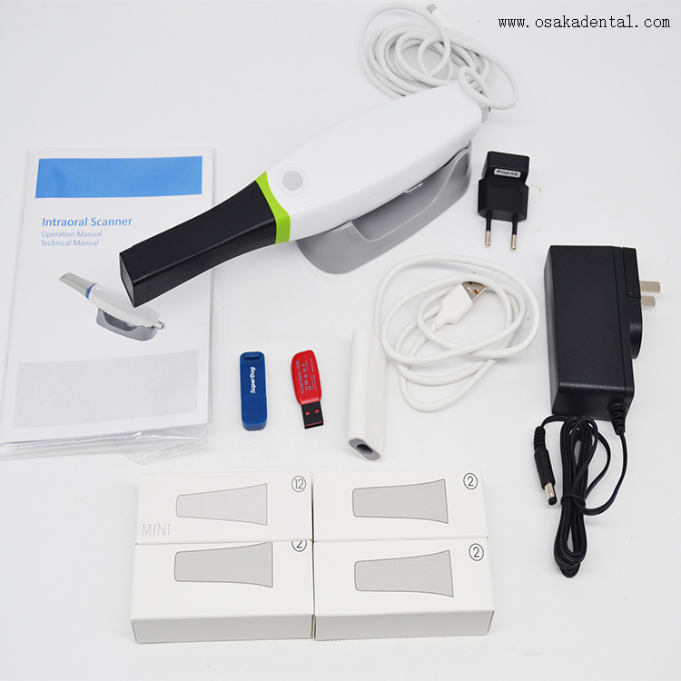 Scanner intraoral odontológico para impressão dentária digital