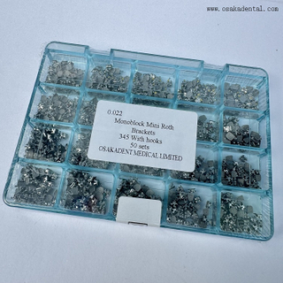 Monobloco ortodôntico odontológico/suporte bondável 50 conjuntos/caixa