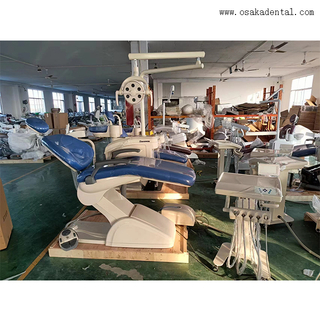 Cadeira odontológica com carrinho móvel e design ergonômico