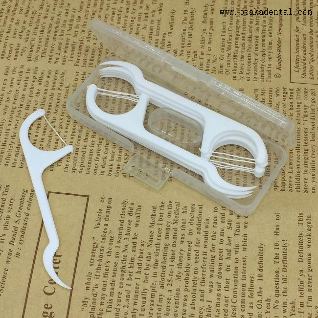Fio dental de nylon polimérico para limpeza de dentes