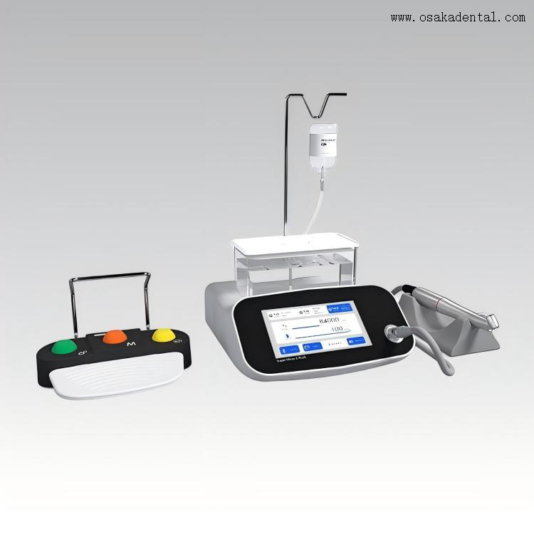 Motor elétrico odontológico para equipamentos odontológicos com controle inteligente