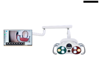 Luz cirúrgica do sensor operacional dental com gravação de câmera de vídeo com braço para instalar no monitor