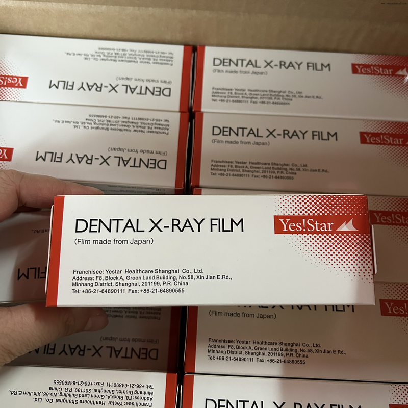Filme de raio X dental para uso em sala brilhante de alta qualidade Sim Star Filme de raio X dental
