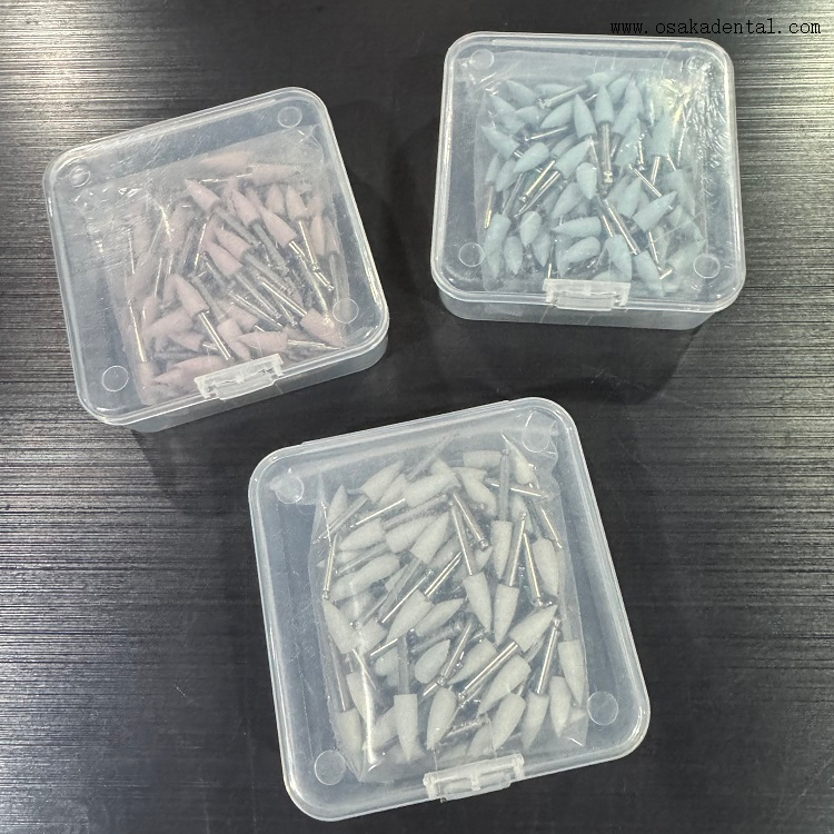 Polidores de silicone para brocas dentárias RA