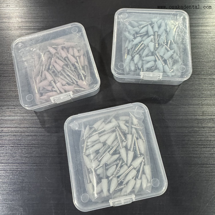 Polidores de silicone para brocas dentárias RA