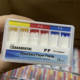 Dental Endo Points Pontos de papel absorvente Protaper F1 F2 F3