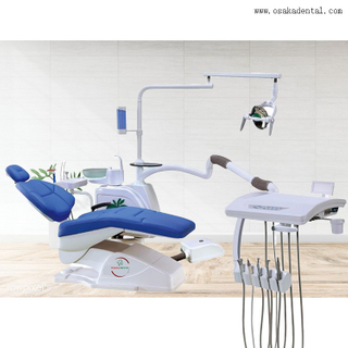 Cadeira azul cores dental com Arm Strong