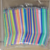 Pontas de seringa de água de ar coloridas de plástico descartável dental