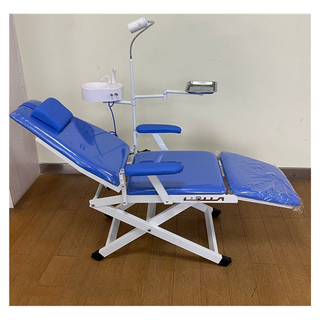 Unidade de cadeira odontológica portátil mais barata com lâmpada led e spitton