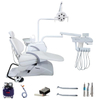 Unidade de cadeira dentária branca com compressor conjunto completo