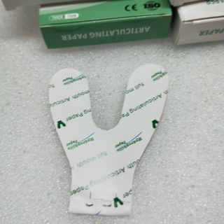 Material dental Dental em boca completa Articulação de papel 