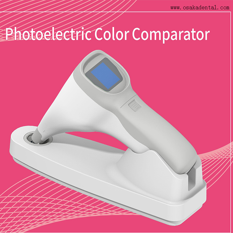 Comparador fotoelétrico digital odontológico de cores de dentes