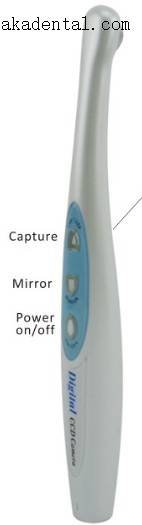 Câmera oral dental USB com cor branca + azul