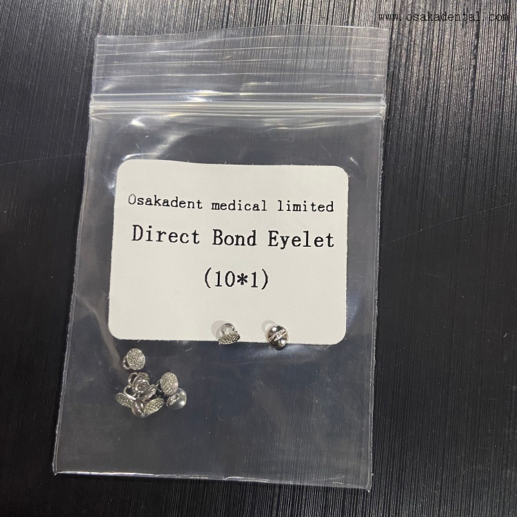 Ilhó de ligação direta ortodôntica dentária