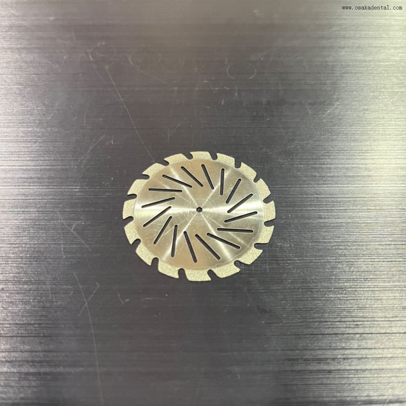 Disco de serra de roda abrasiva de diamante dentário para dentista