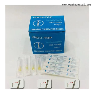 Agulha de irrigação Endo dental descartável