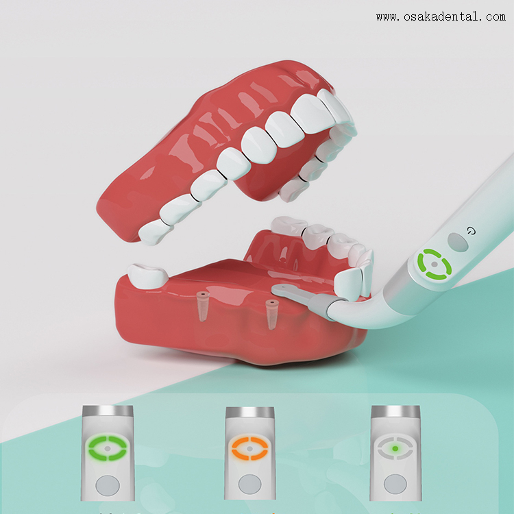 Detector localizador de implantes dentários para equipamentos odontológicos