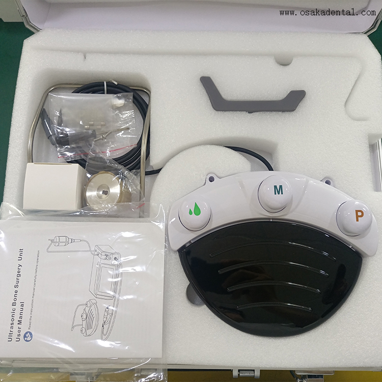 Unidade de cirurgia óssea ultrassônica dentária para cirurgia de implante dentário