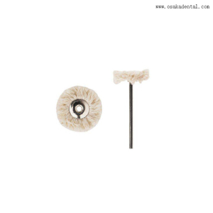 Escovas pequenas para polimento dentário com cabo