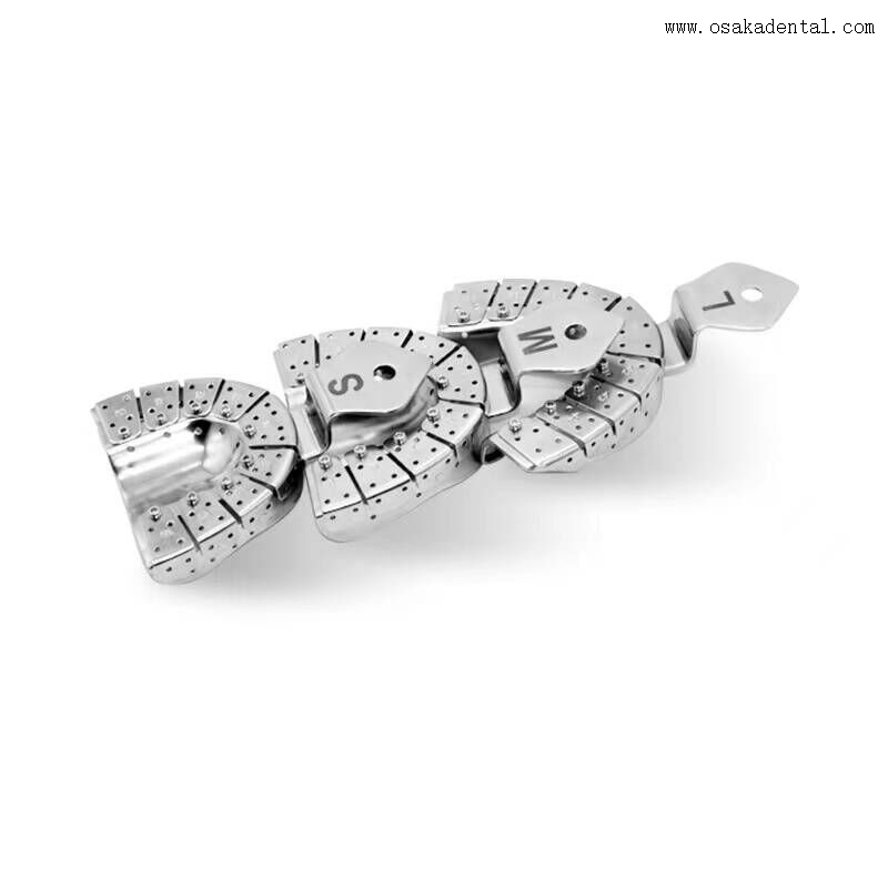 Bandejas de impressão para implantes dentários profissionais feitas com bandejas de impressão em aço inoxidável de alta qualidade