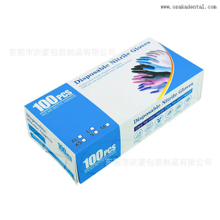 Luvas de nitrilo descartáveis ou luvas de borracha