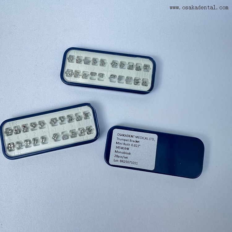 Embalagem ortodôntica da caixa do suporte ROTH/MBT do metal do monobloco