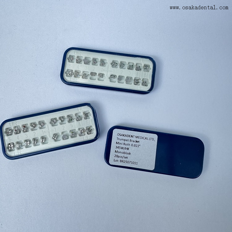Embalagem ortodôntica da caixa do suporte ROTH/MBT do metal do monobloco
