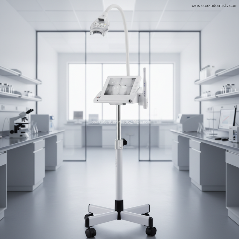 Máquina profissional de clareamento dental com led, com intensidade de luz fria ajustável, remoção rápida de manchas, cuidados bucais seguros